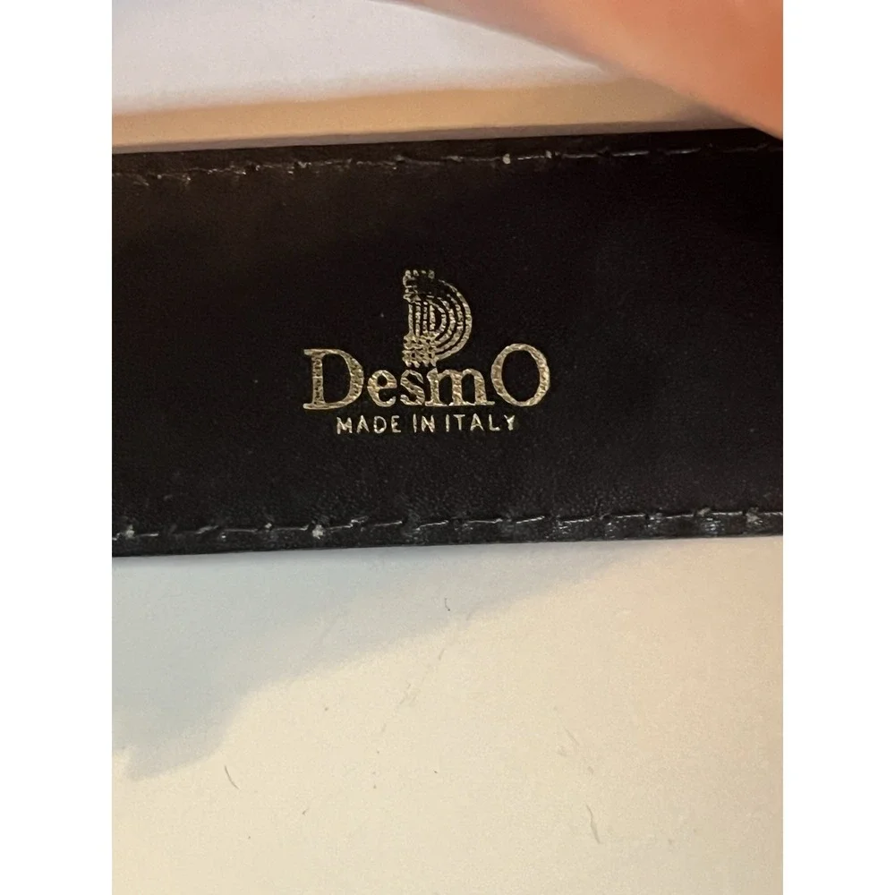 Men's Brown Desmo Italy Croco Diamante Crocodile Leather Belt 90/105 32